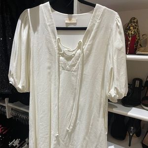 Small White Canvas Dress